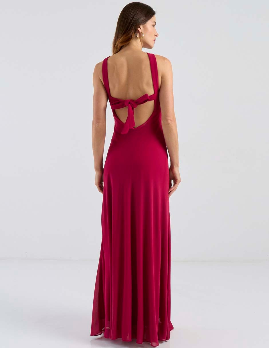 Vestido maxi de fiesta espalda abierta 2