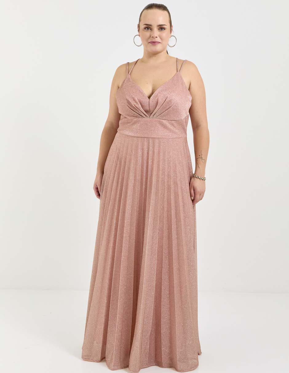 Vestido maxi de fiesta The Pattern espalda cruzada Liverpool