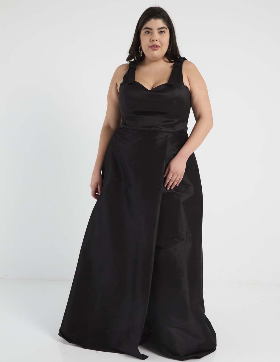 Vestido maxi de fiesta escote corazón Vestido maxi de fiesta escote corazón
