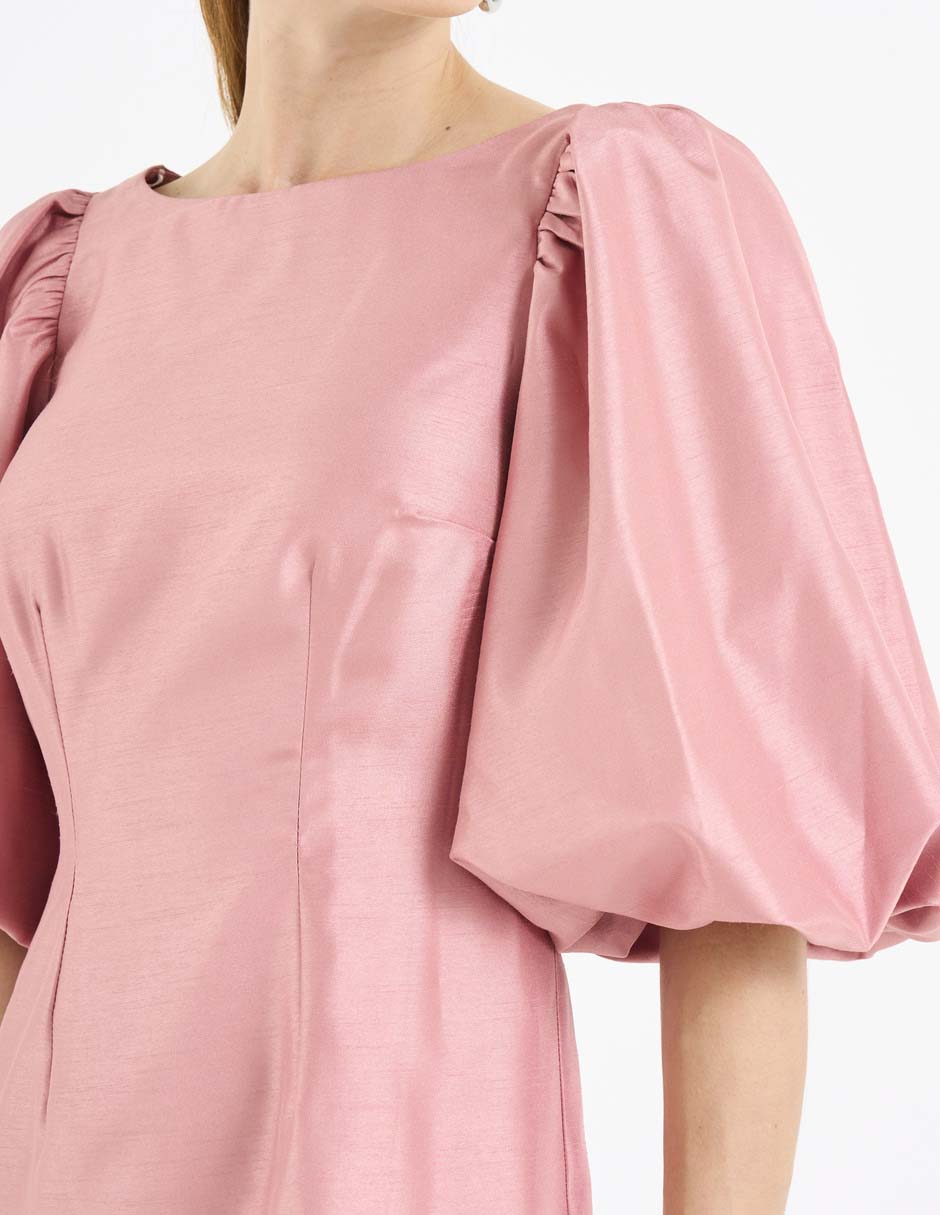 Vestido midi de fiesta Rue De La Paix escote cuadrado 4
