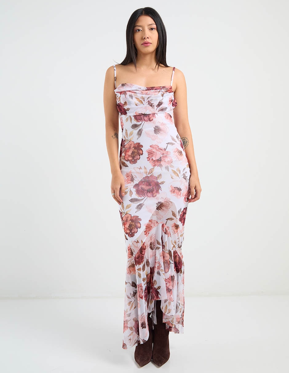 Vestido maxi fiesta para mujer