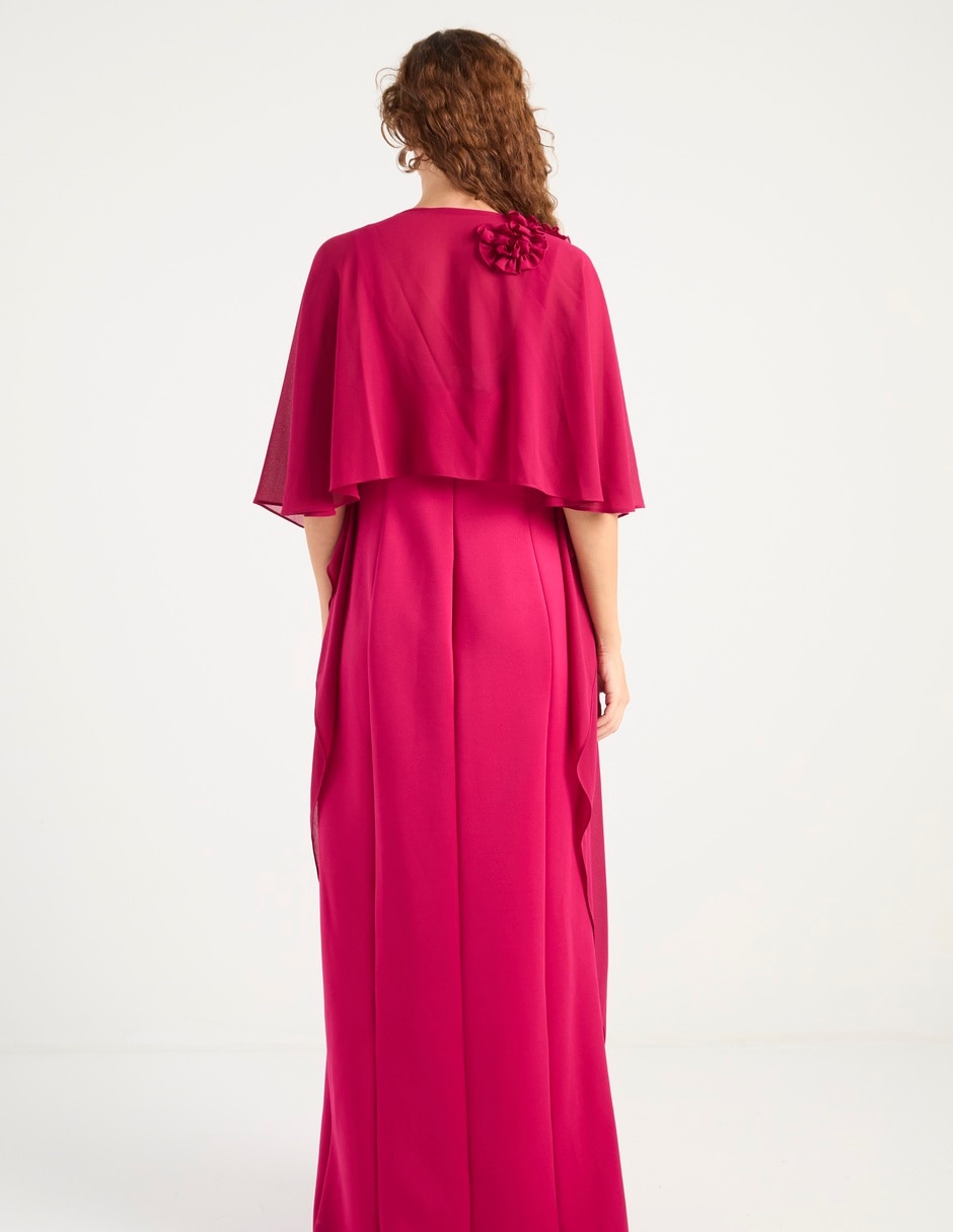 Vestido maxi de fiesta escote V 2
