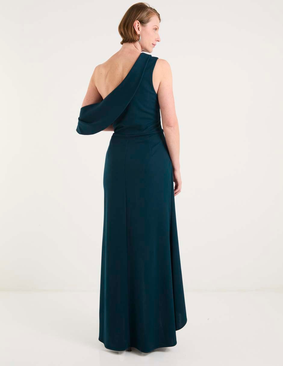 Vestido maxi de fiesta escote medio 2