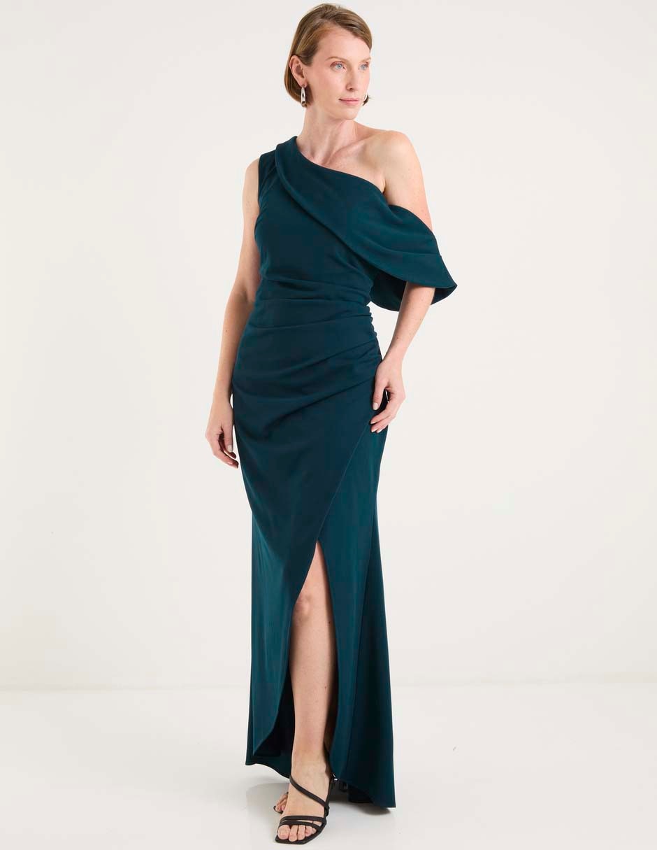 Vestido maxi de fiesta escote medio 3