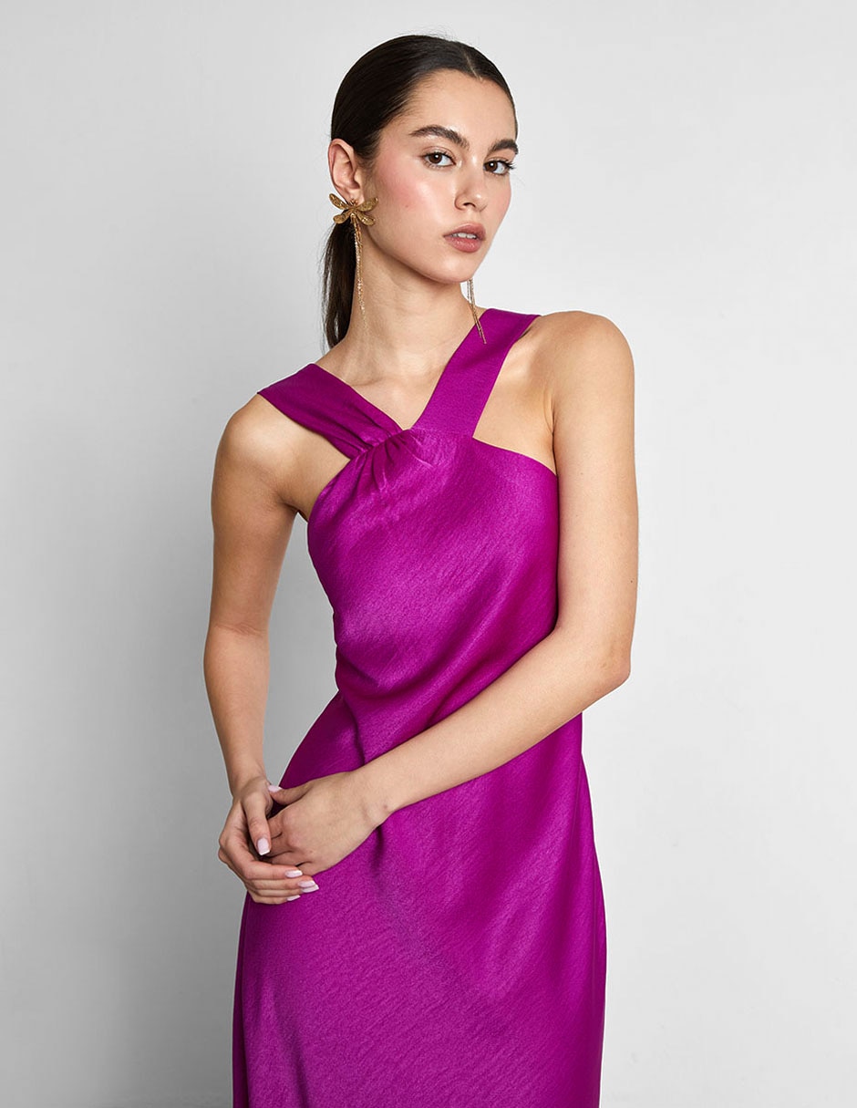 Vestido largo fiesta escote espalda abierta 5