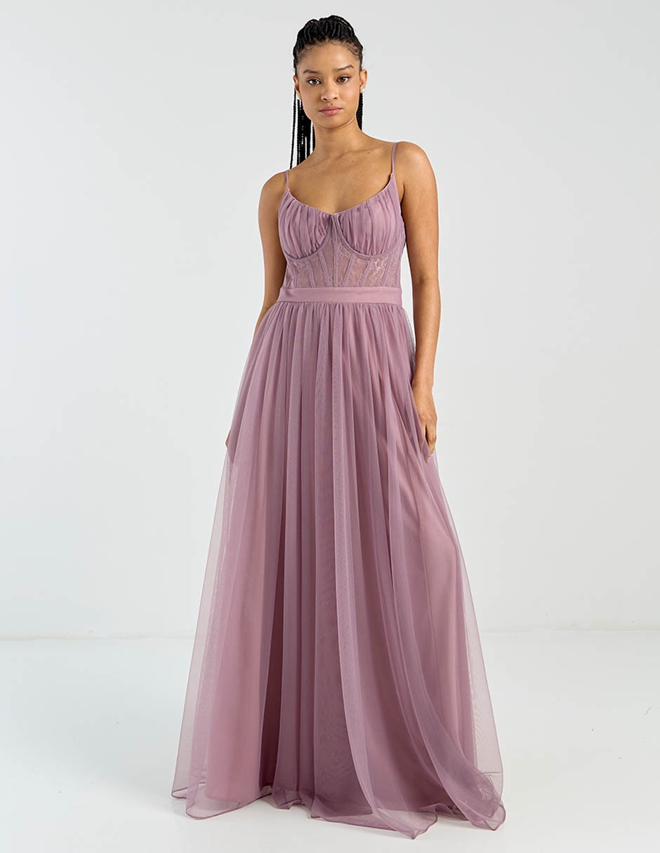 Vestido maxi de fiesta espalda abierta Vestido maxi de fiesta espalda abierta
