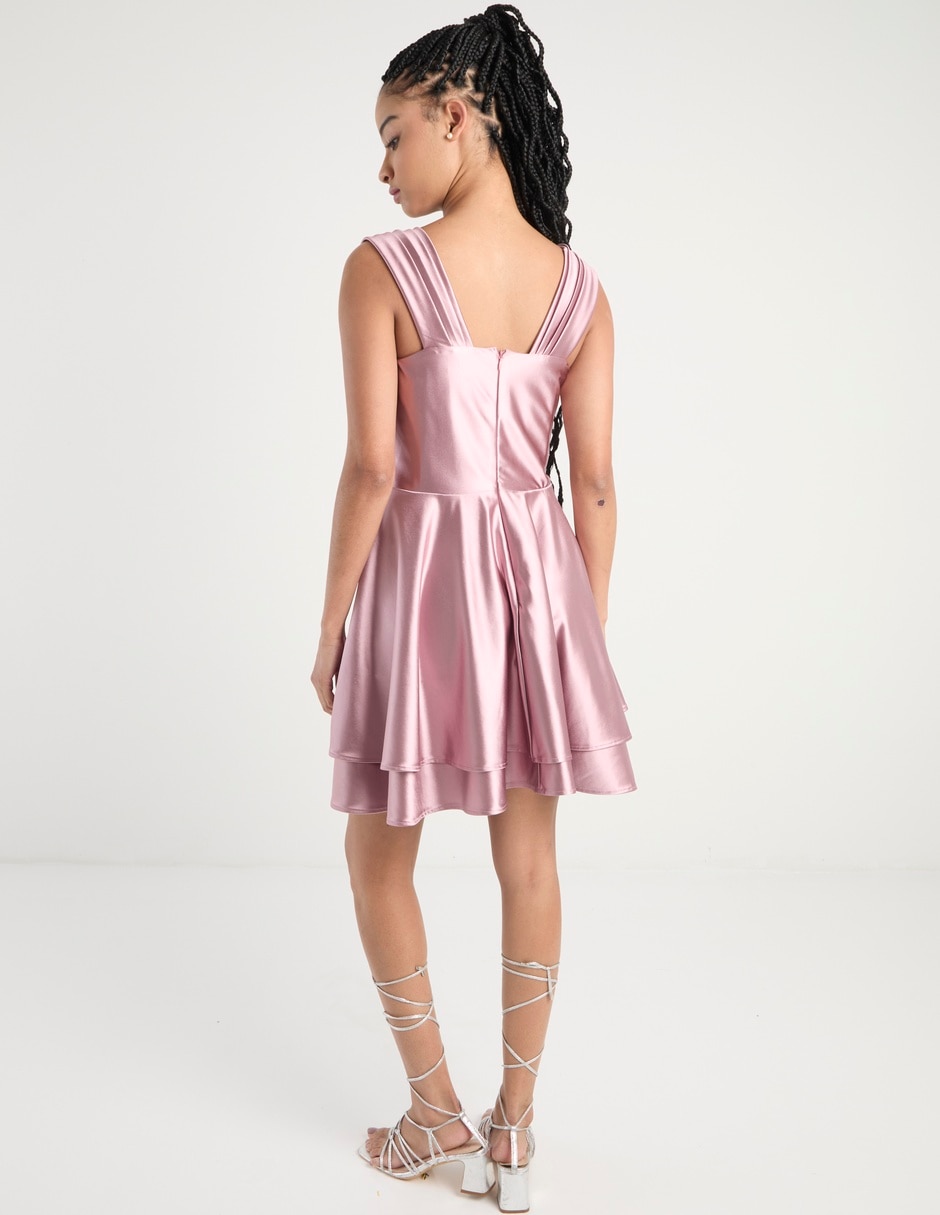 Vestido corto de fiesta espalda abierta 2
