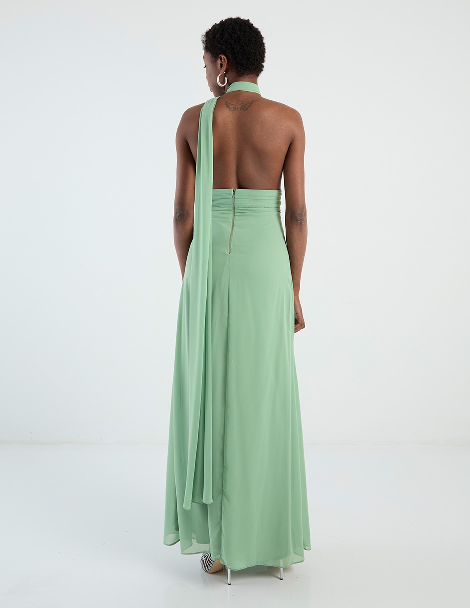 Vestido maxi de fiesta espalda abierta 5