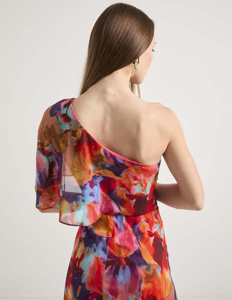 Vestido maxi de fiesta escote medio 5