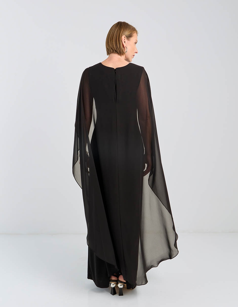 Vestido maxi de fiesta escote regular 2