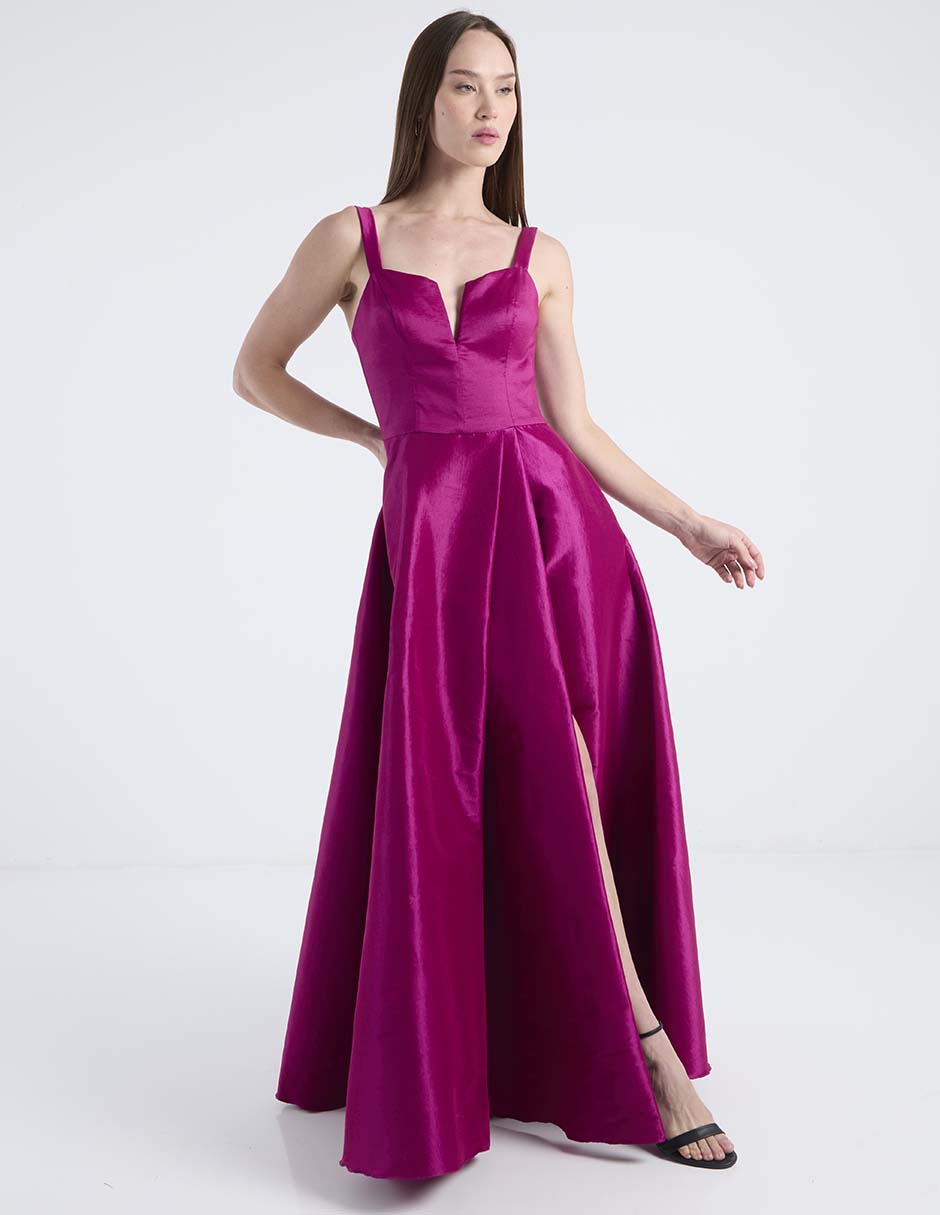Vestido maxi de fiesta escote V Vestido maxi de fiesta escote V