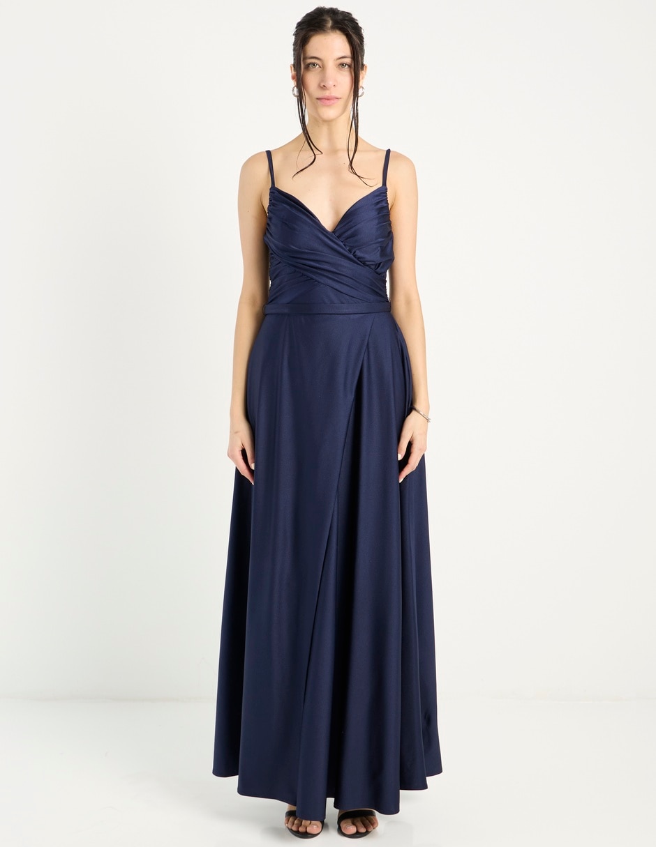 Vestido maxi de fiesta escote V Vestido maxi de fiesta escote V