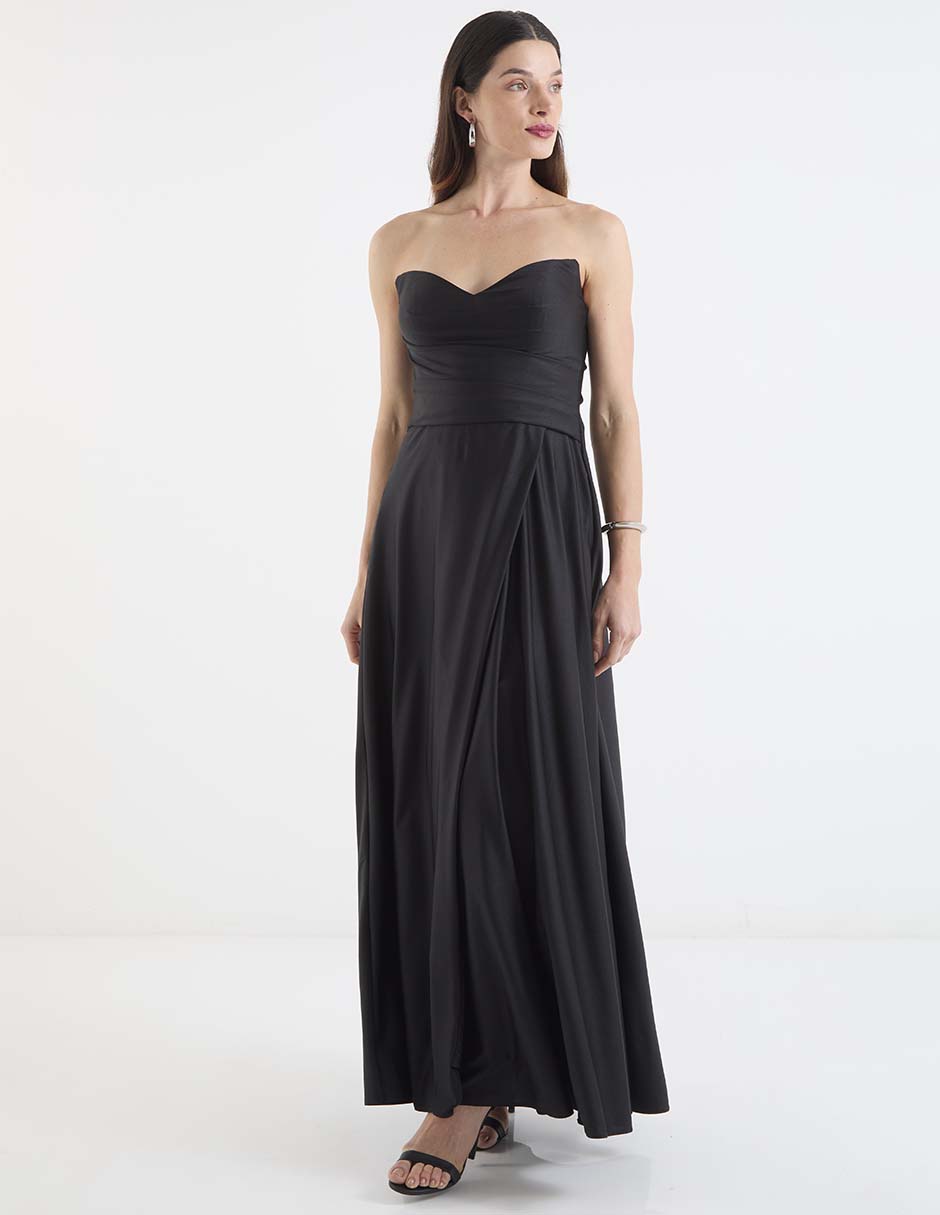 Vestido maxi de fiesta escote corazón Vestido maxi de fiesta escote corazón