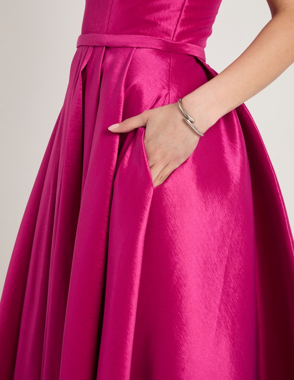 Vestido largo de fiesta escote espalda abierta 5