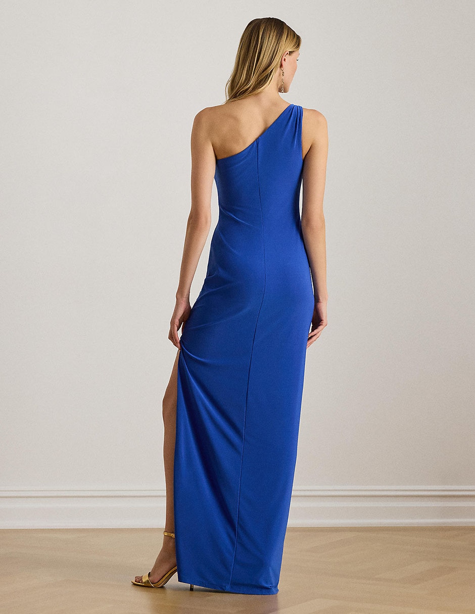 Vestido maxi de fiesta escote medio 2
