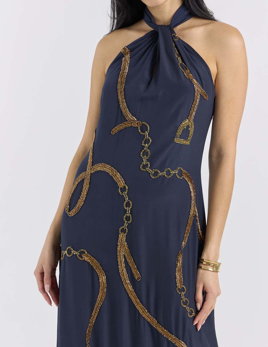 Vestido largo de fiesta para mujer 4
