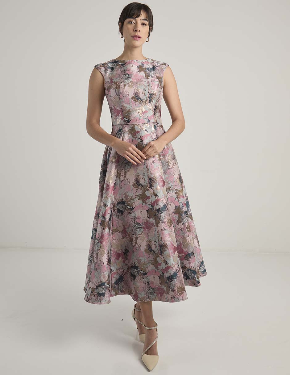 Vestido midi de fiesta