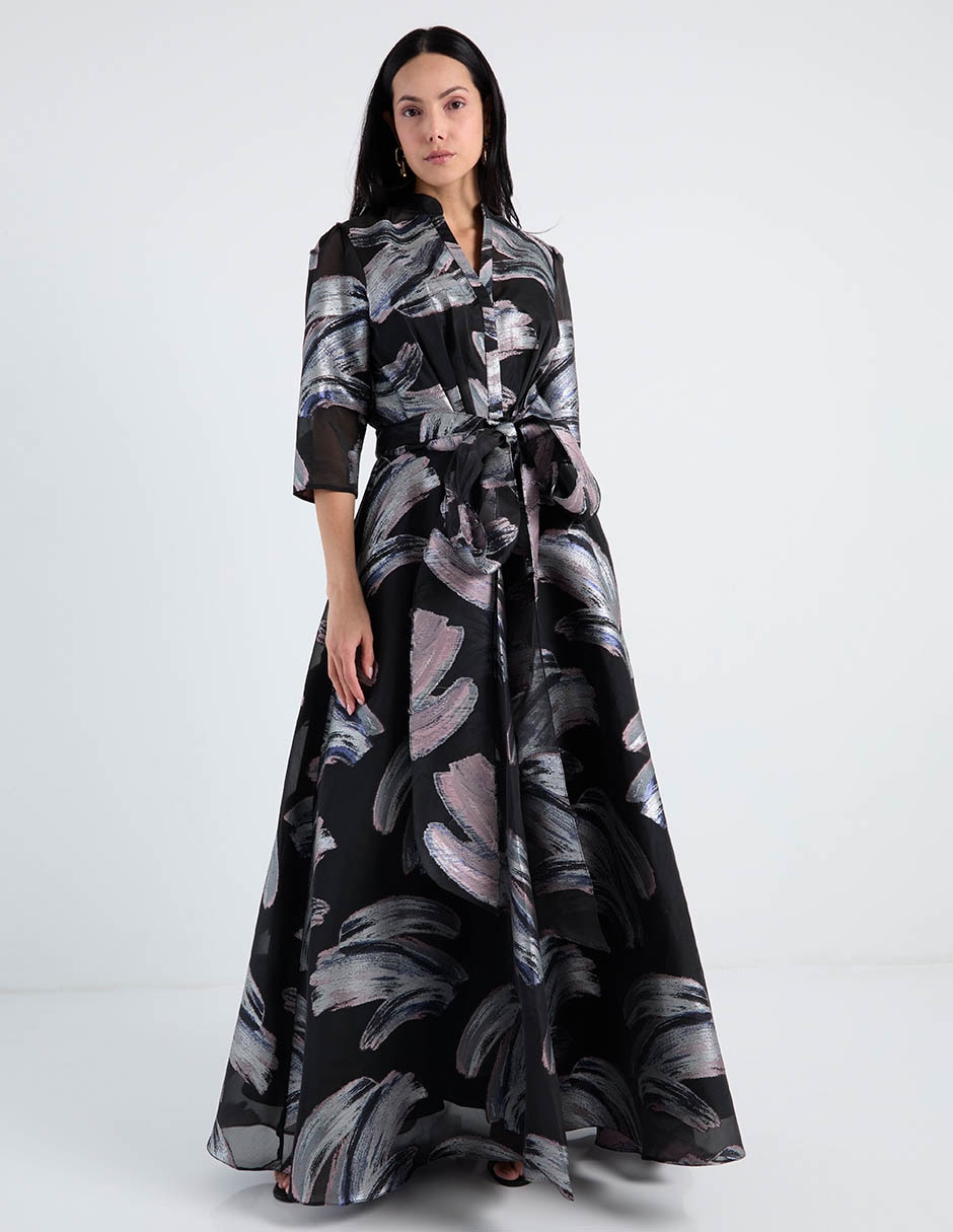 Vestido maxi fiesta escote V Vestido maxi fiesta escote V