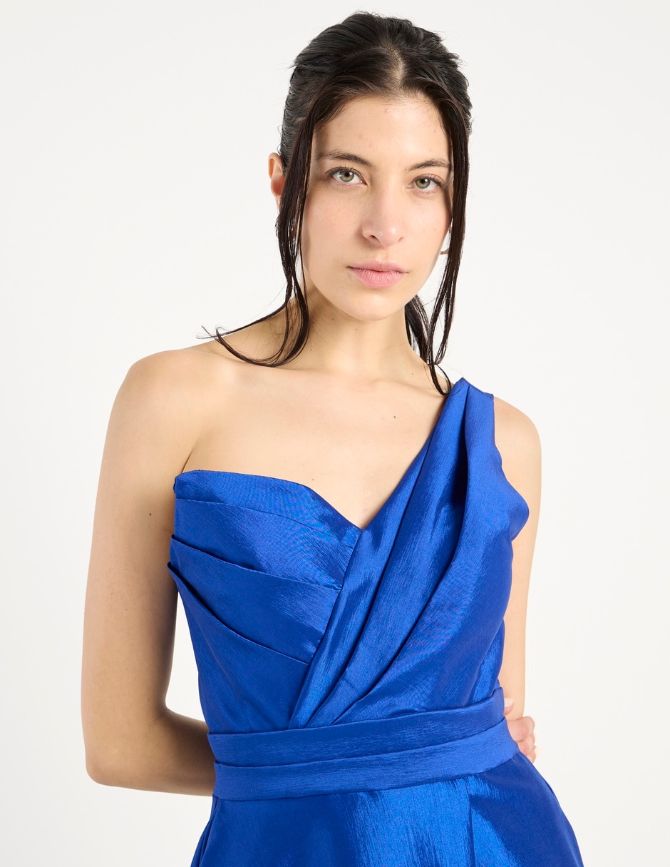 Vestido largo de fiesta escote V 4