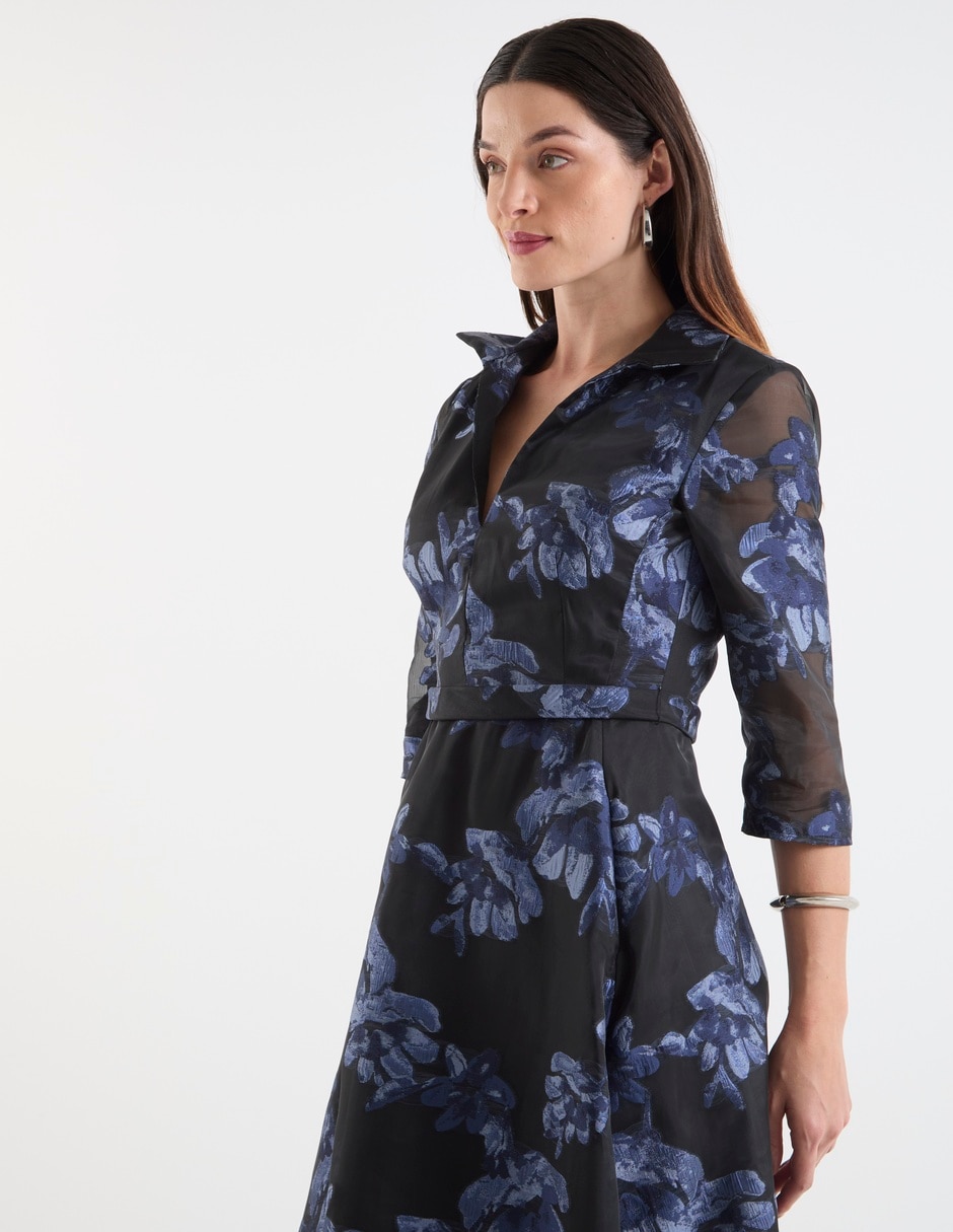 Vestido maxi de fiesta escote V 5