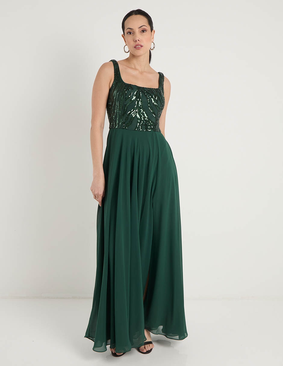 Vestido maxi de fiesta espalda abierta 2