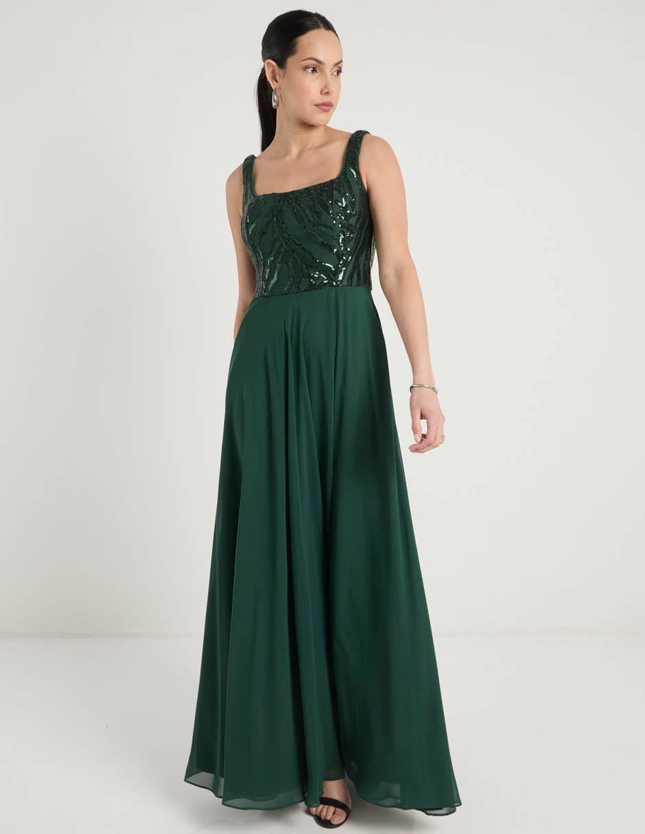 Vestido maxi de fiesta espalda abierta 3
