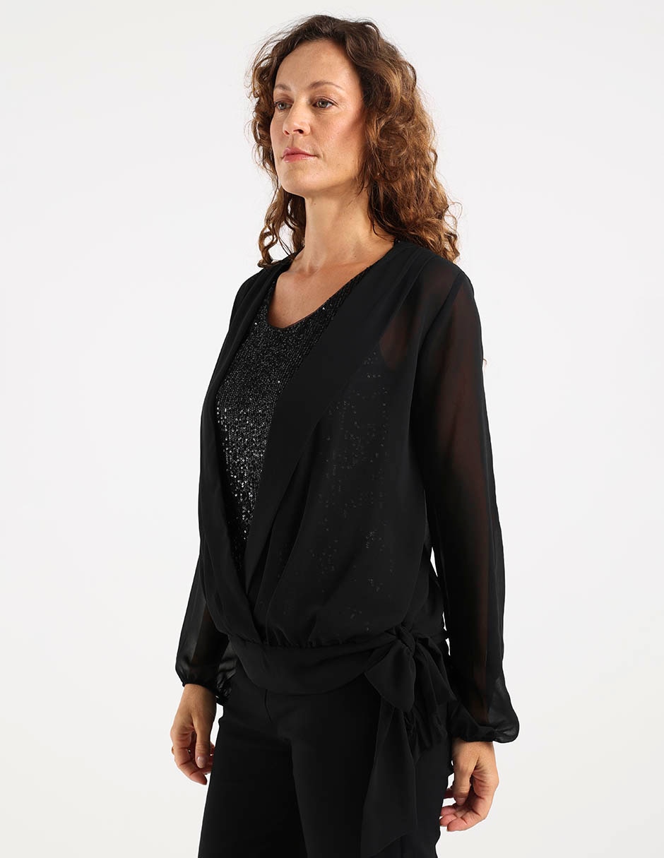Blusa manga larga para mujer 2