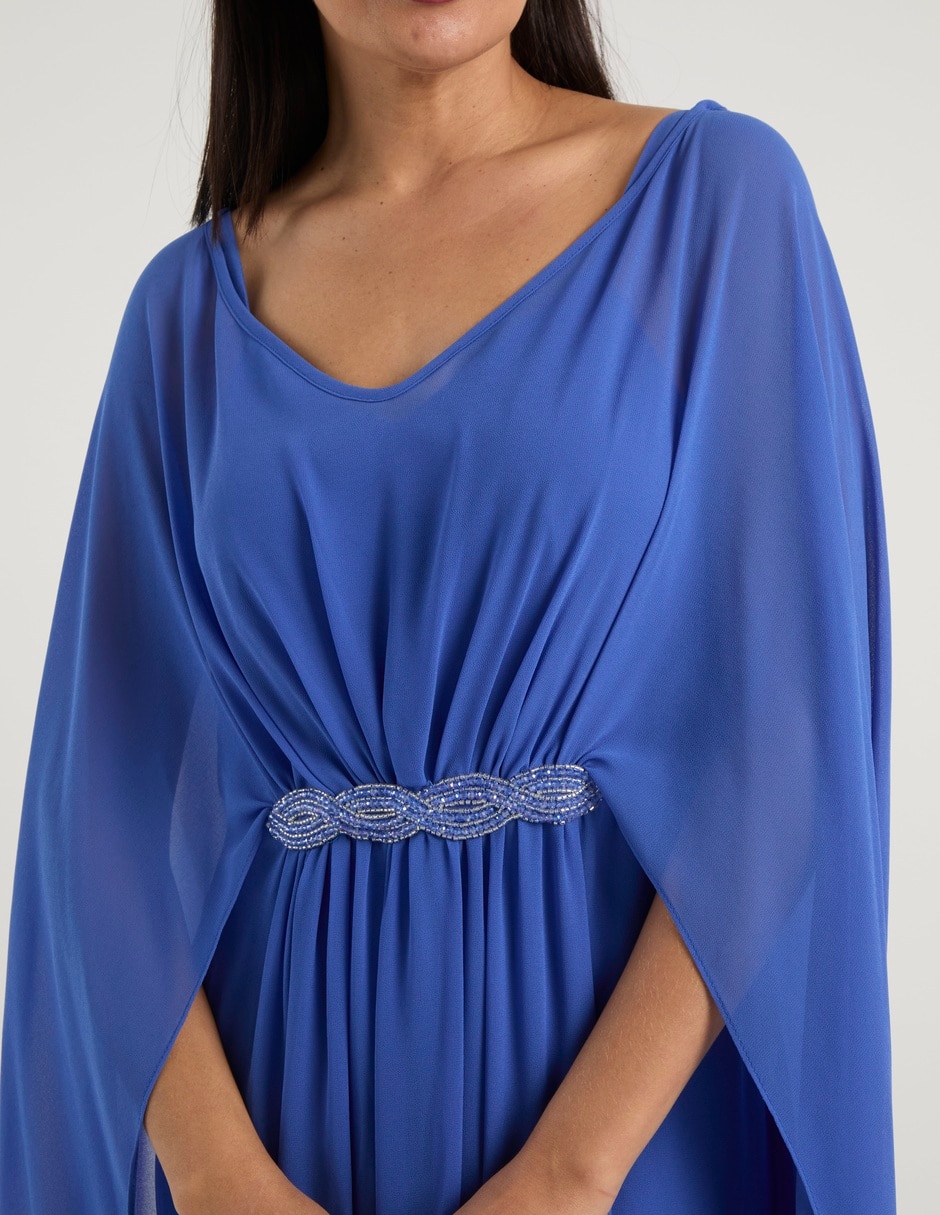 Vestido largo de fiesta escote V 5