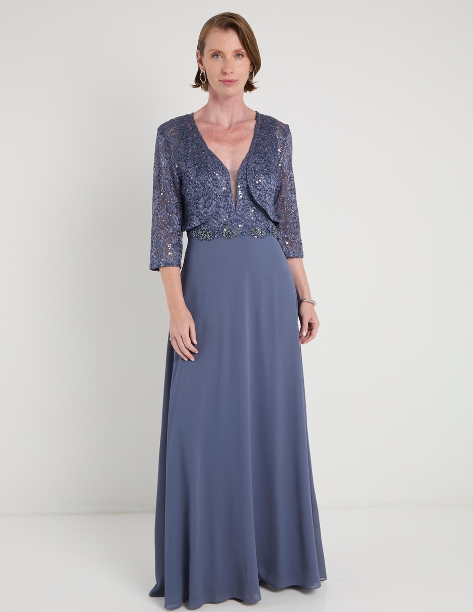 Vestido largo de fiesta para mujer
