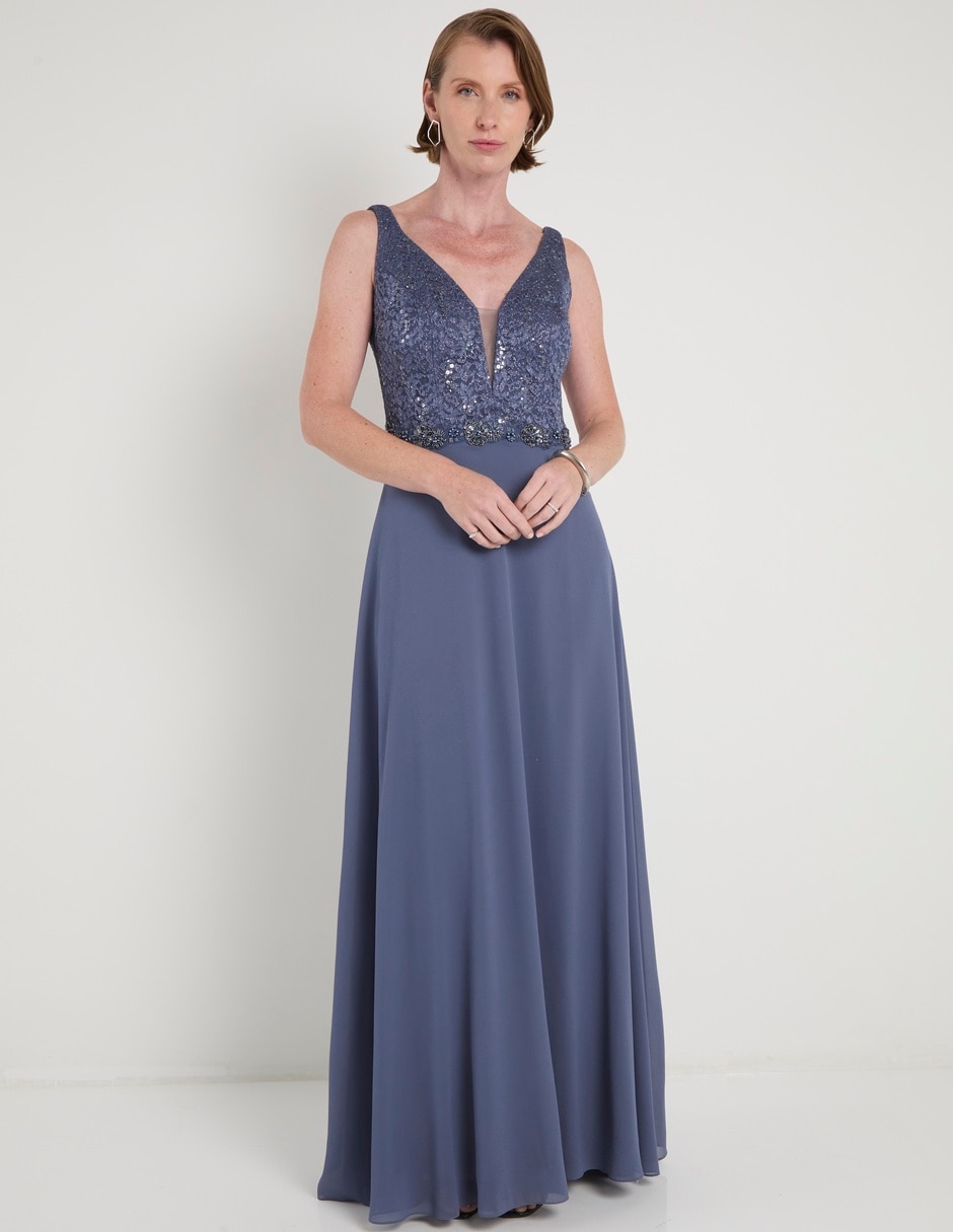 Vestido largo de fiesta para mujer 3