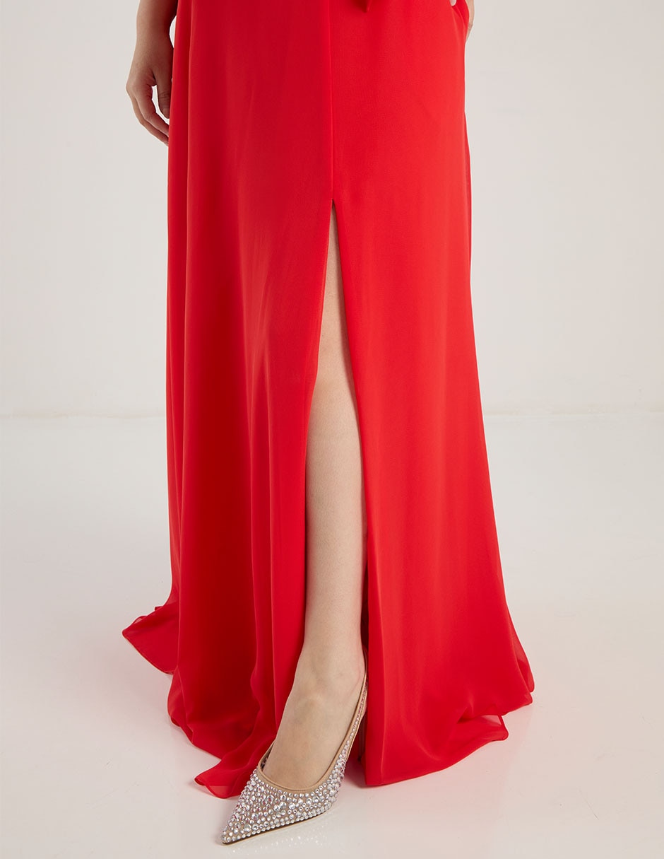 Vestido maxi cocktail para mujer 5