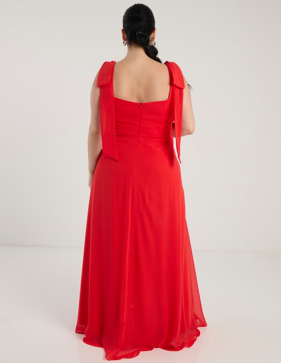 Vestido maxi cocktail para mujer 6