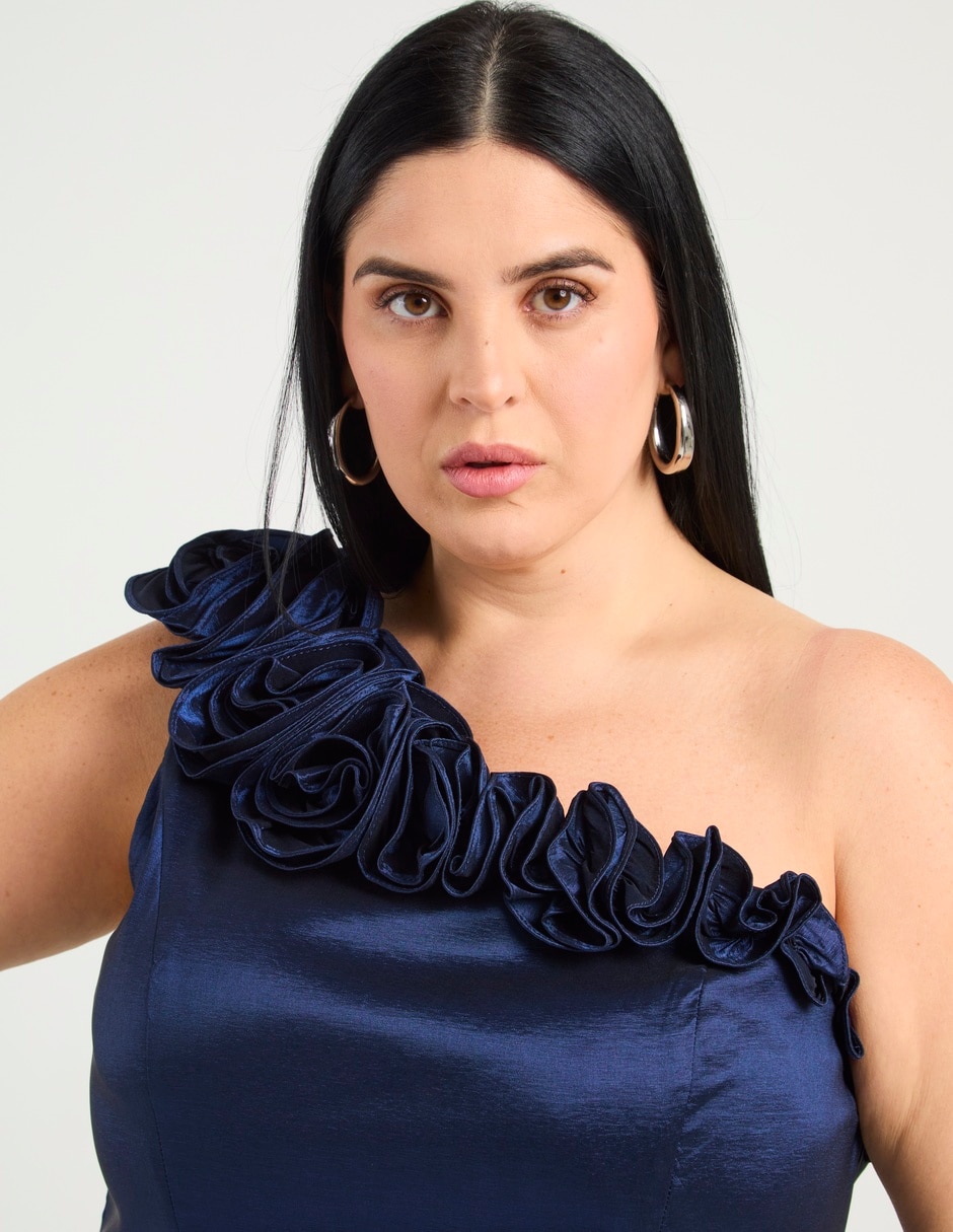 Vestido maxi de fiesta espalda cruzada 4