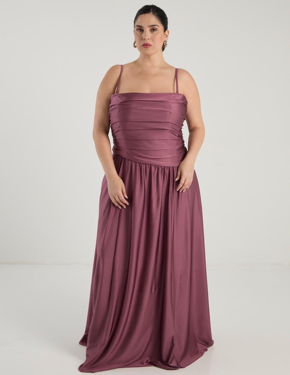 Vestido maxi cocktail para mujer