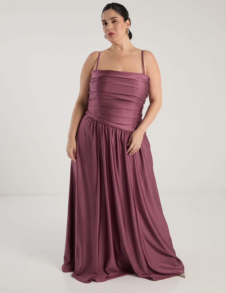 Vestido maxi cocktail para mujer 3
