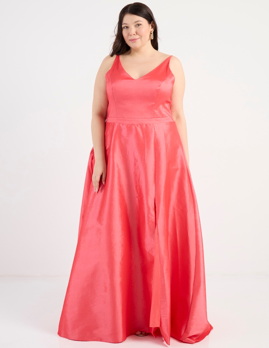 Vestido maxi de fiesta espalda cruzada 2
