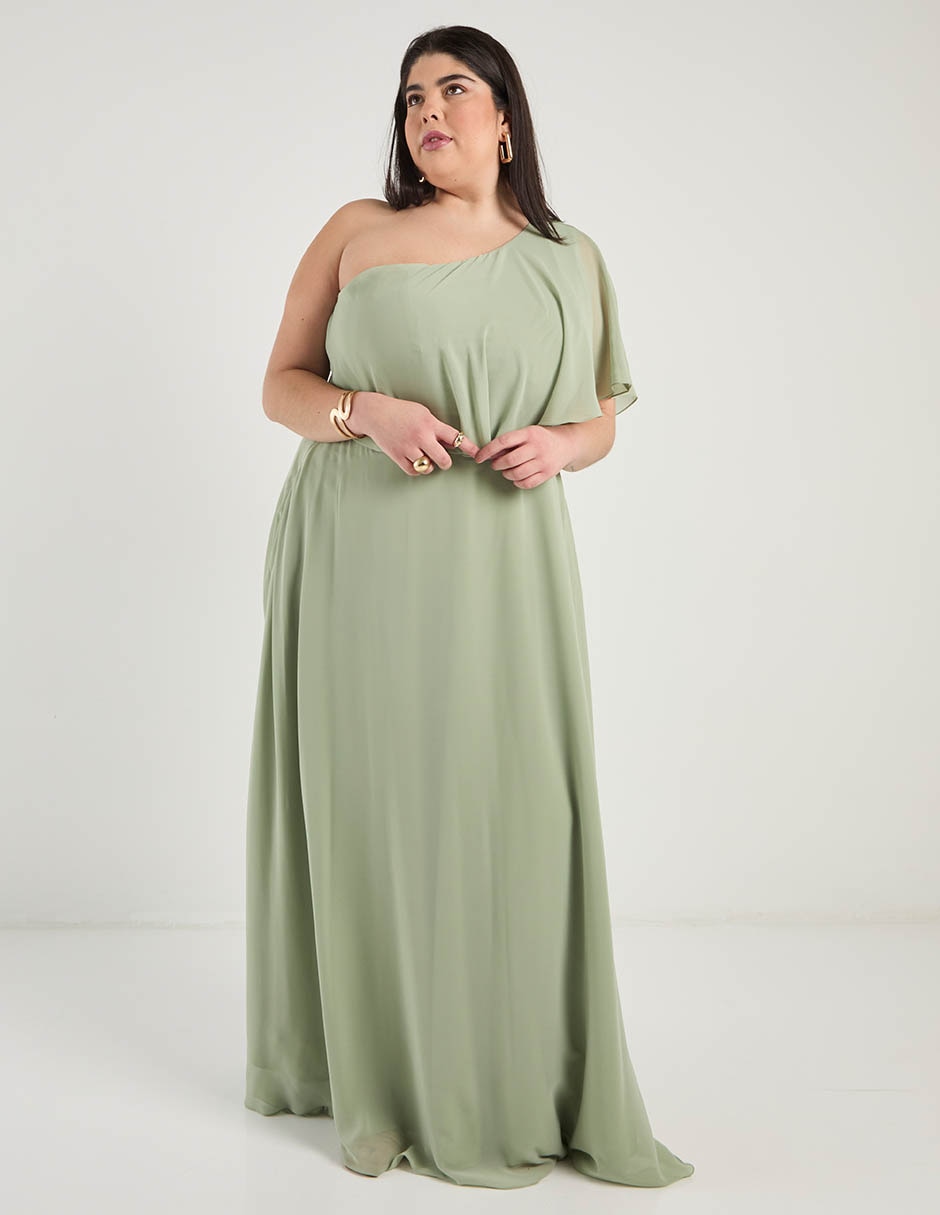 Vestido maxi de fiesta espalda cruzada Vestido maxi de fiesta espalda cruzada