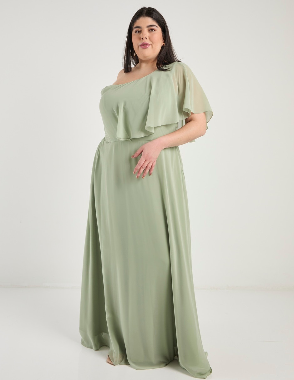 Vestido maxi de fiesta espalda cruzada 2