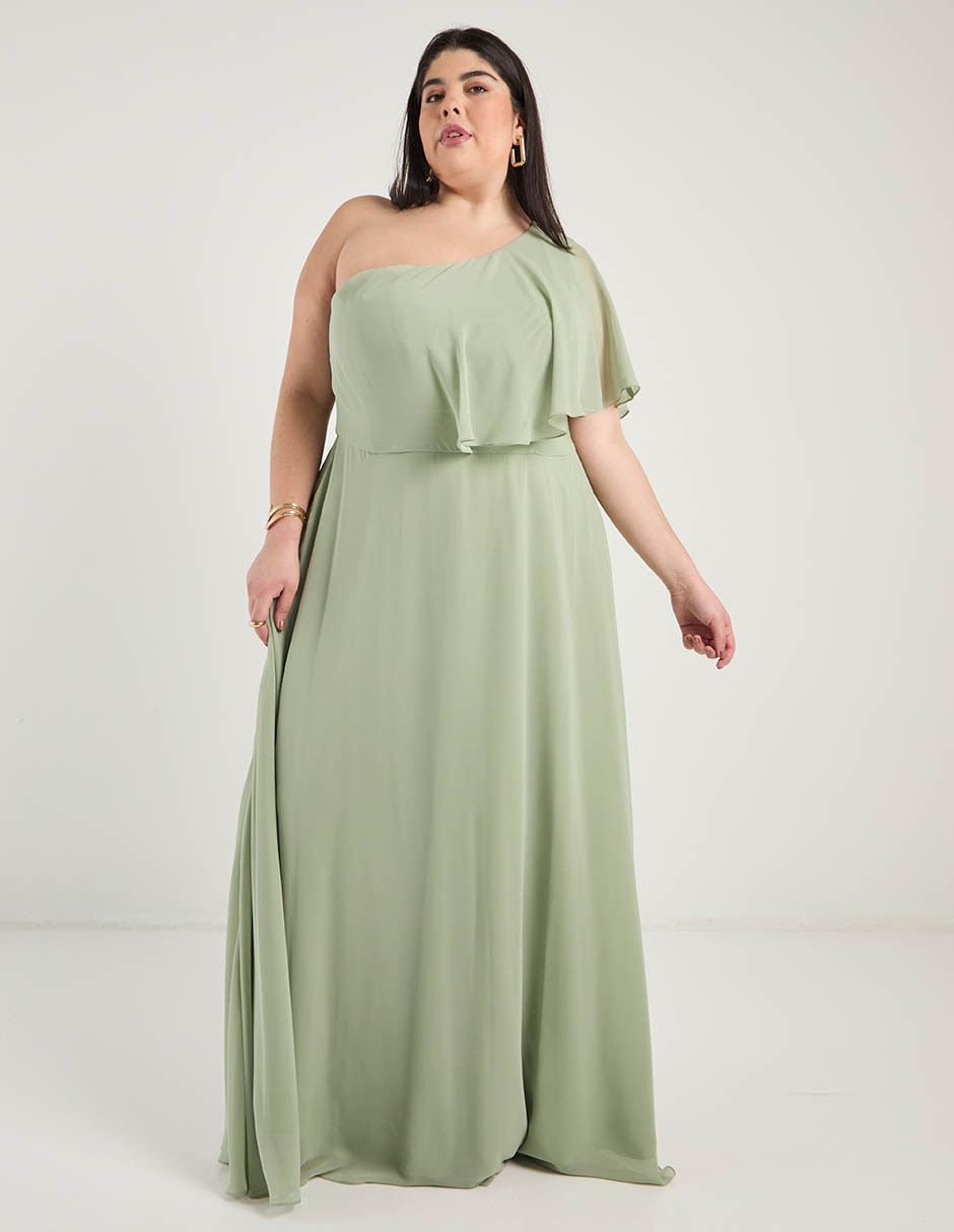 Vestido maxi de fiesta espalda cruzada 3