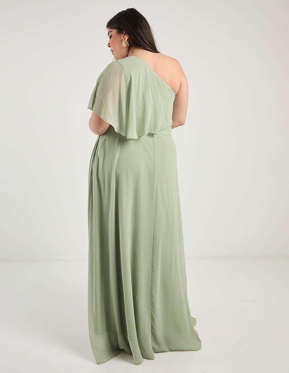 Vestido maxi de fiesta espalda cruzada 6