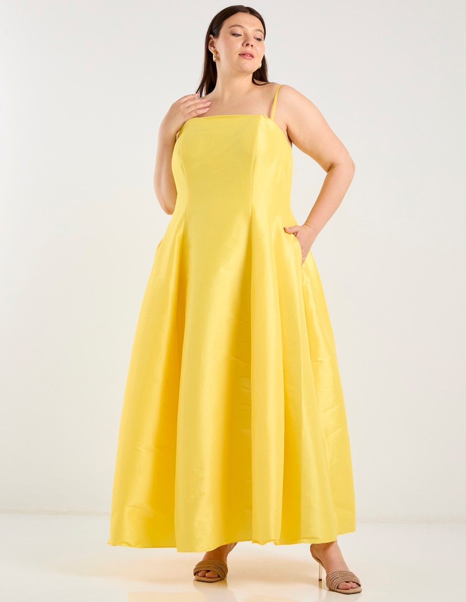 Vestido maxi fiesta espalda abierta 3
