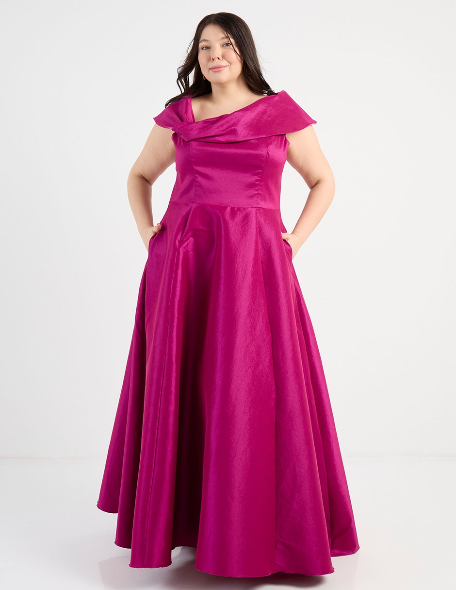 Vestido maxi de fiesta escote bardot Vestido maxi de fiesta escote bardot