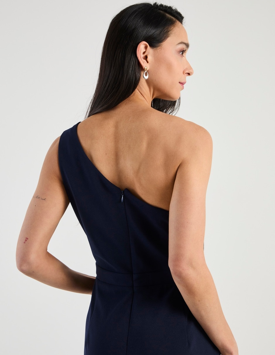 Vestido maxi de fiesta escote asimétrico 6
