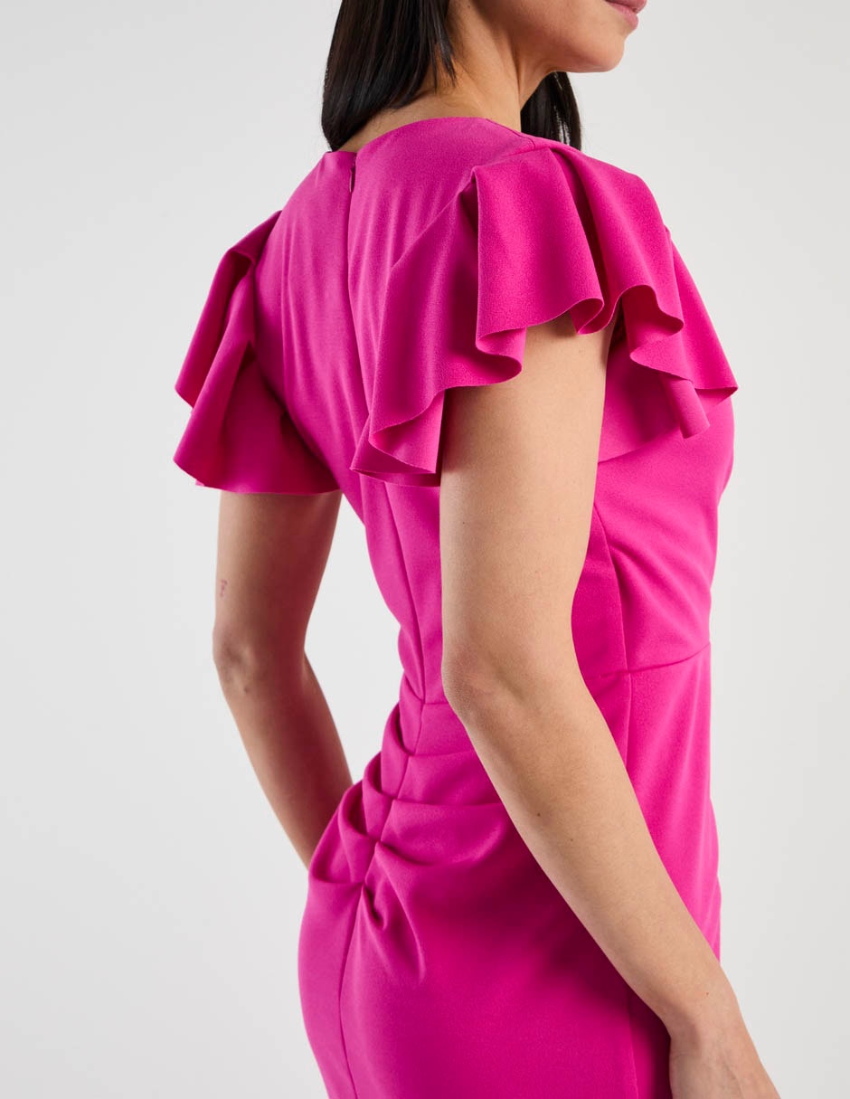 Vestido maxi de fiesta escote V 6