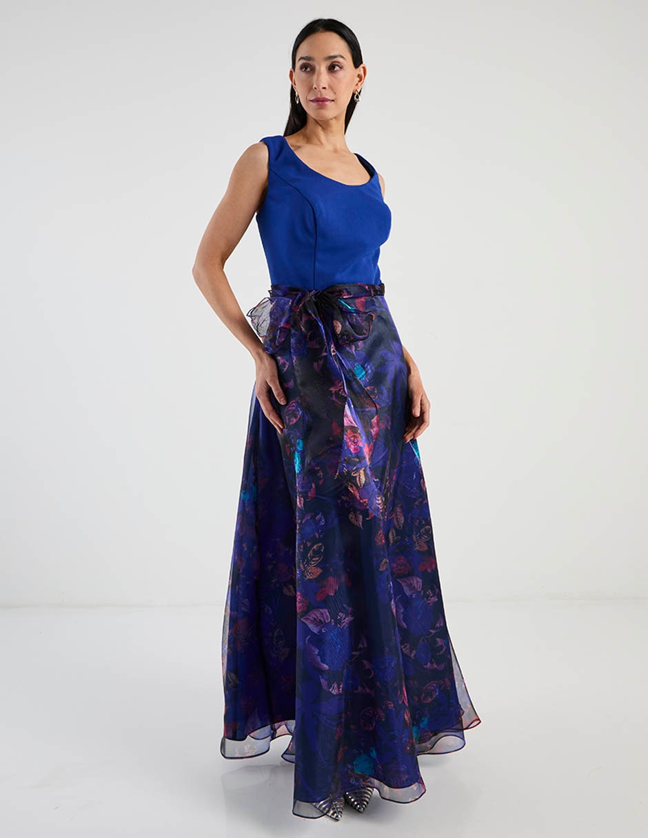 Vestido maxi de fiesta escote medio Vestido maxi de fiesta escote medio