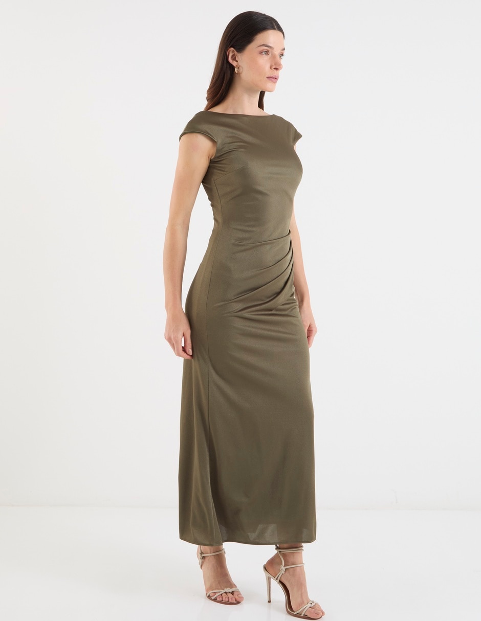 Vestido largo de fiesta escote V 2