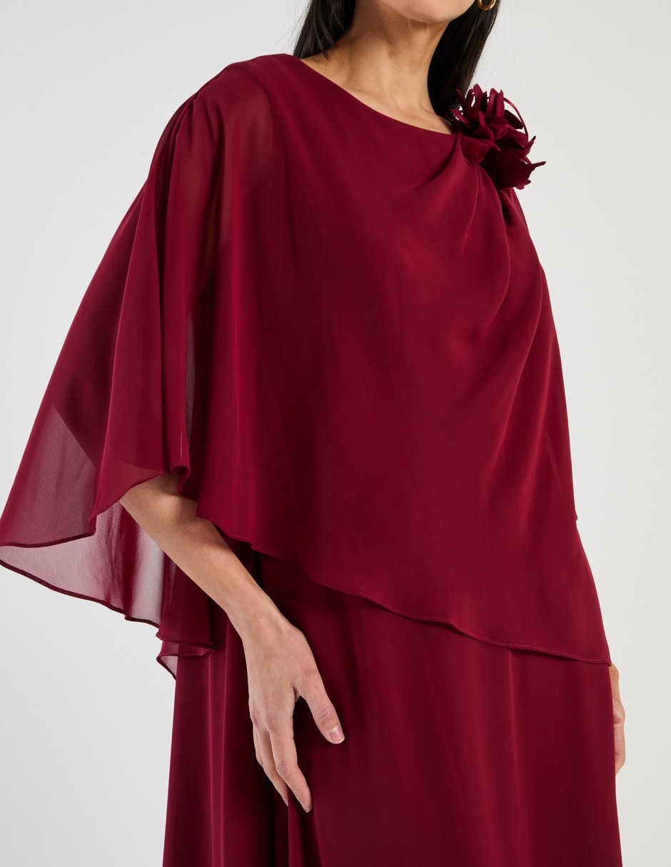 Vestido maxi de fiesta escote regular 5