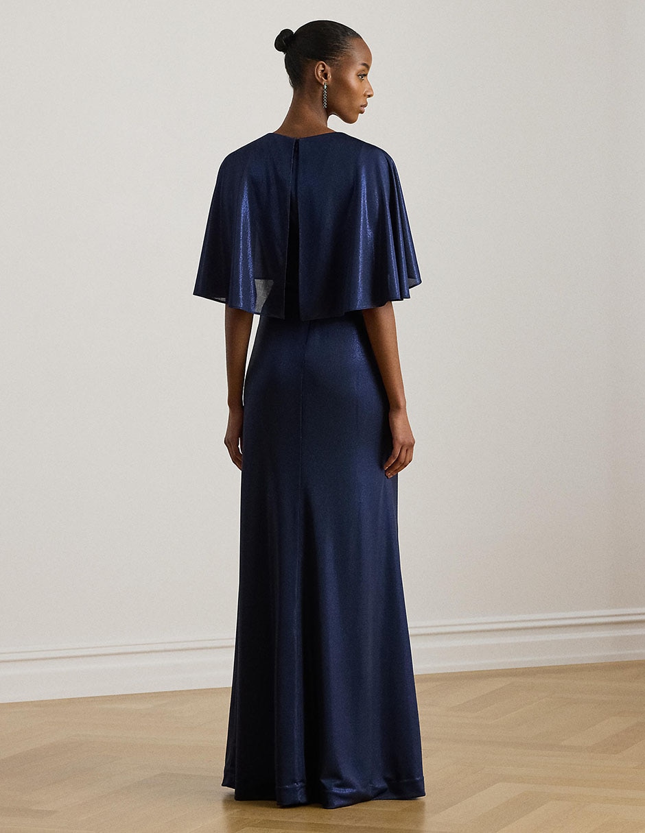 Vestido maxi de fiesta escote V 2