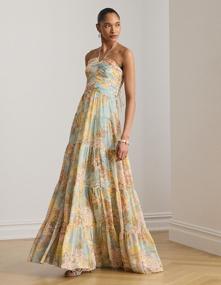 Vestido maxi de fiesta espalda abierta