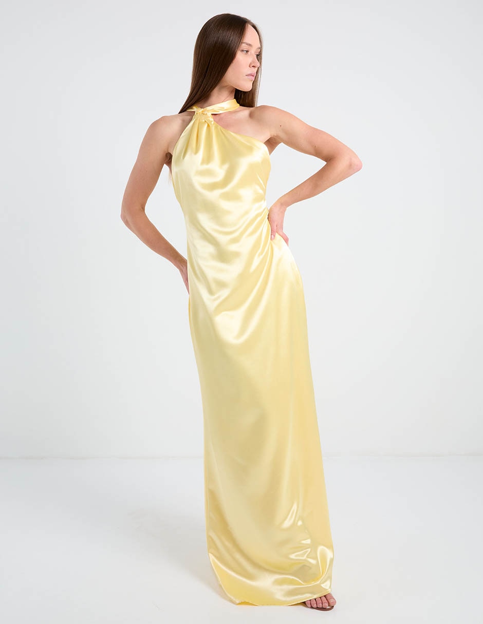 Vestido maxi de fiesta espalda cruzada 3